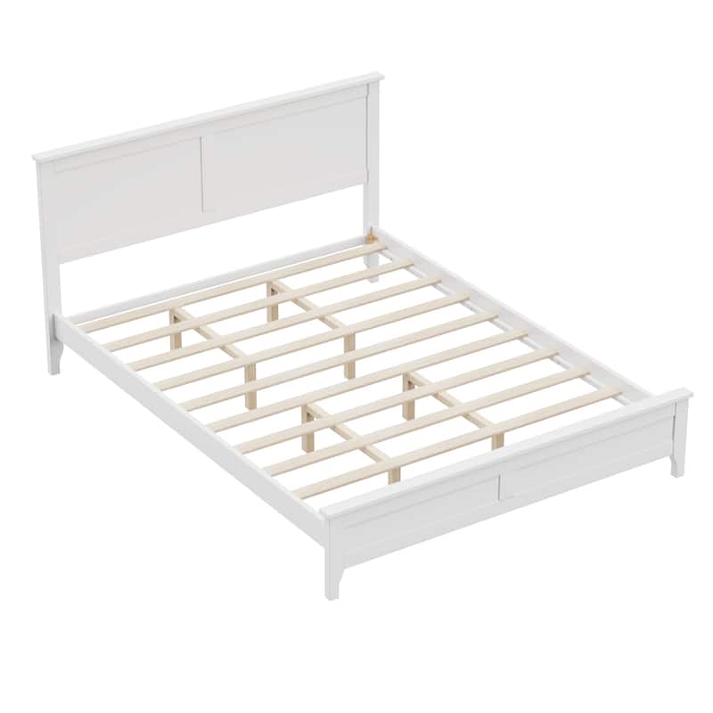 Modern Solid Wood Platform Bed
