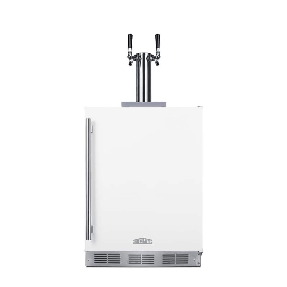 Summit SBC58BIADALHD 24" Wide 5.5 Cu. Ft. Built-In Double Tap