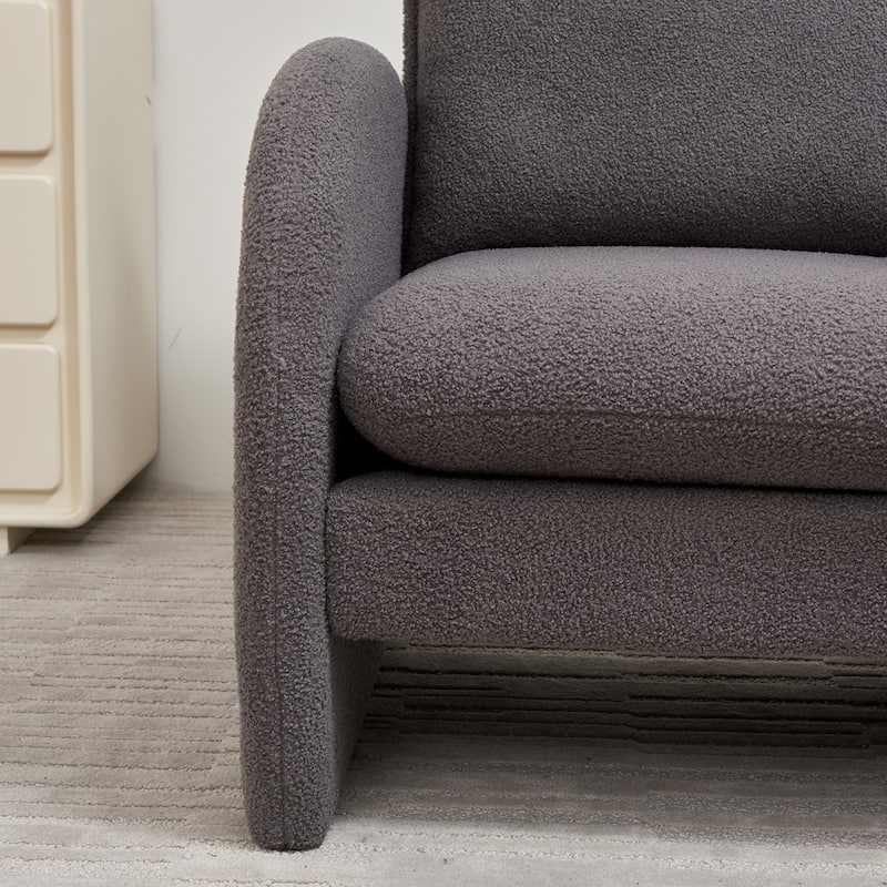 Sherpa Upholstered Accent Chair