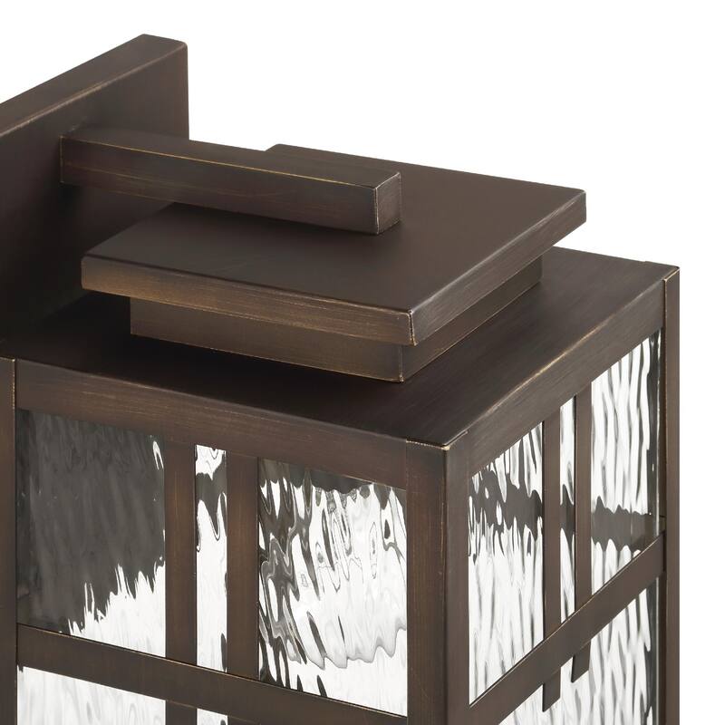 Hunter Aspenbrook Outdoor WeatherMax Wall Light - Modern, Mission - Porch, Patio, Garage - Wet Rated!