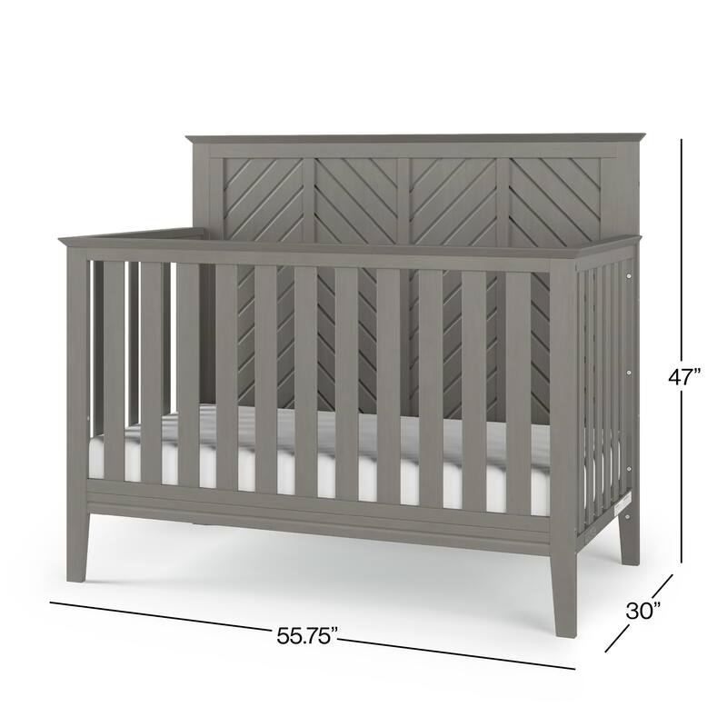 Child Craft Atwood 4-in-1 Convertible Baby Crib - N/A