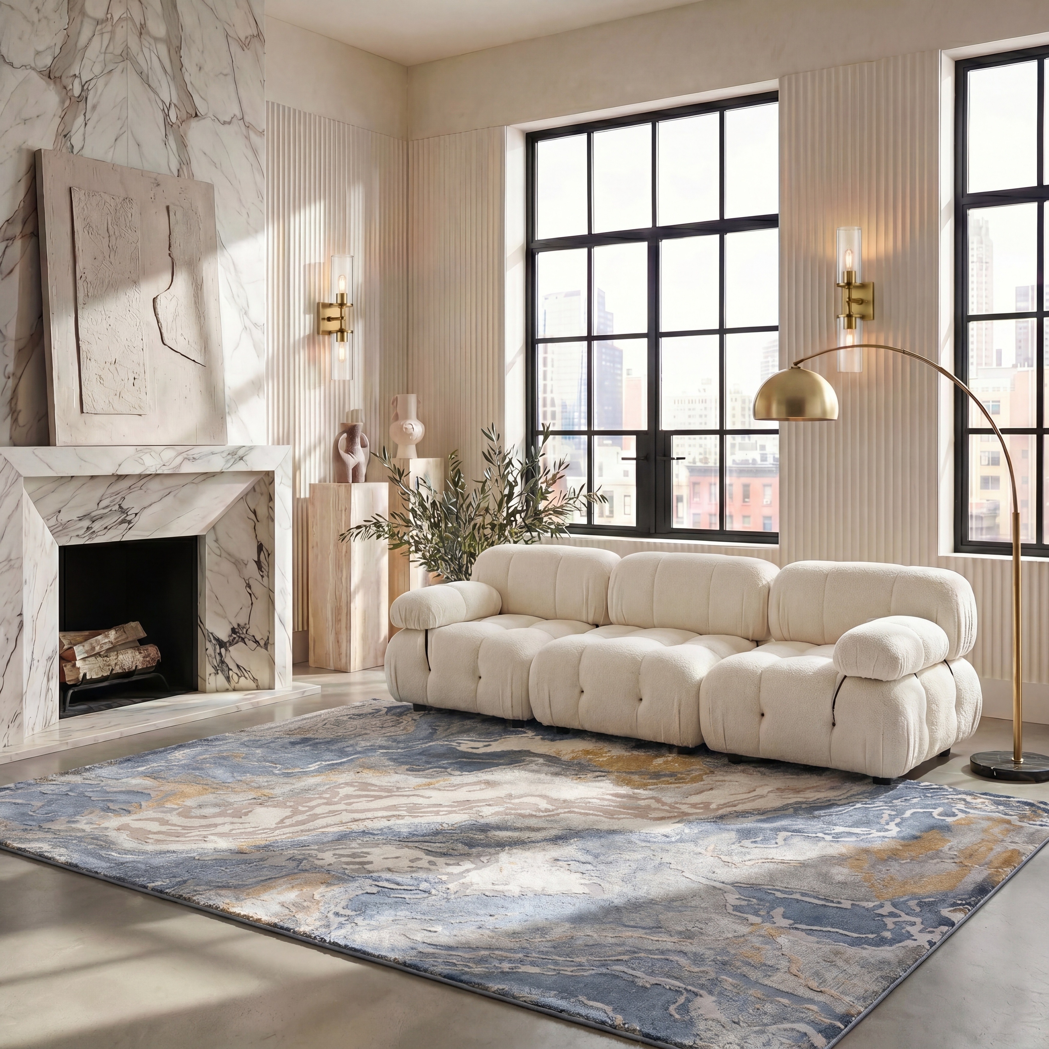 SAFAVIEH Palma Cloe Modern Abstract Rug