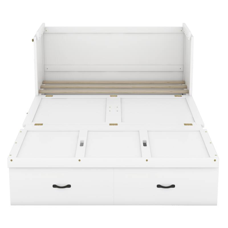 Murphy Bed with USB Port and a Large Drawer