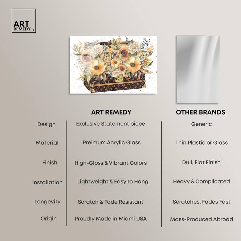 Doll Memories - Golden Memories Acrylic by Art Remedy, Ready to Hang