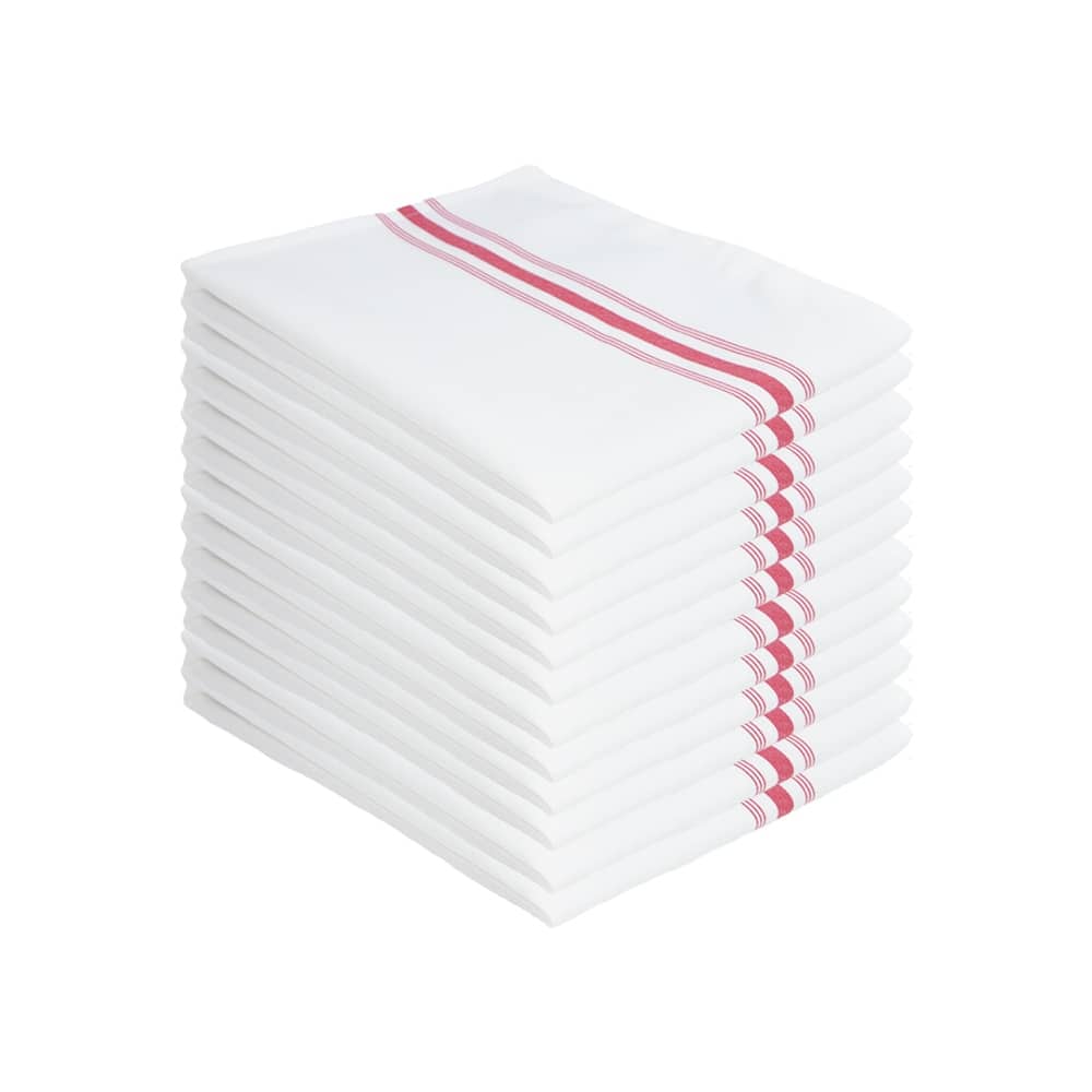 Arkwright Home 18x22 Inch Striped Bistro Napkins - Pack of 12