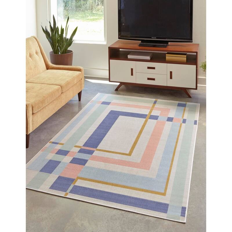Contemporary Heloise Collection Area Rug