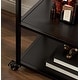 preview thumbnail 6 of 24, Kate and Laurel Giles Metal Bar Cart with Tray - 28x13x30
