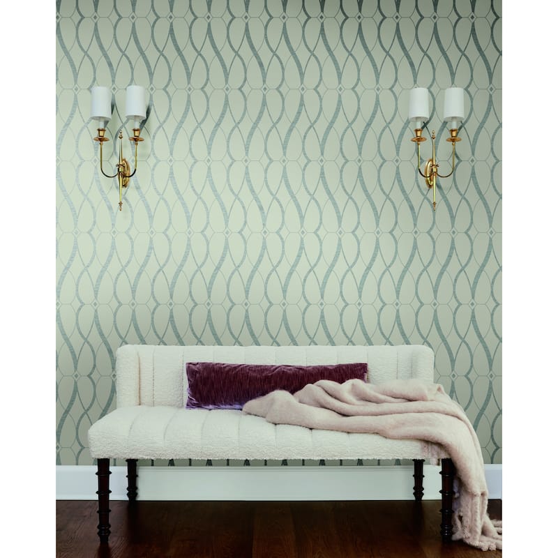 Fontaine, Graceful Geo 26.9' L X 27" W, Wallpaper Roll