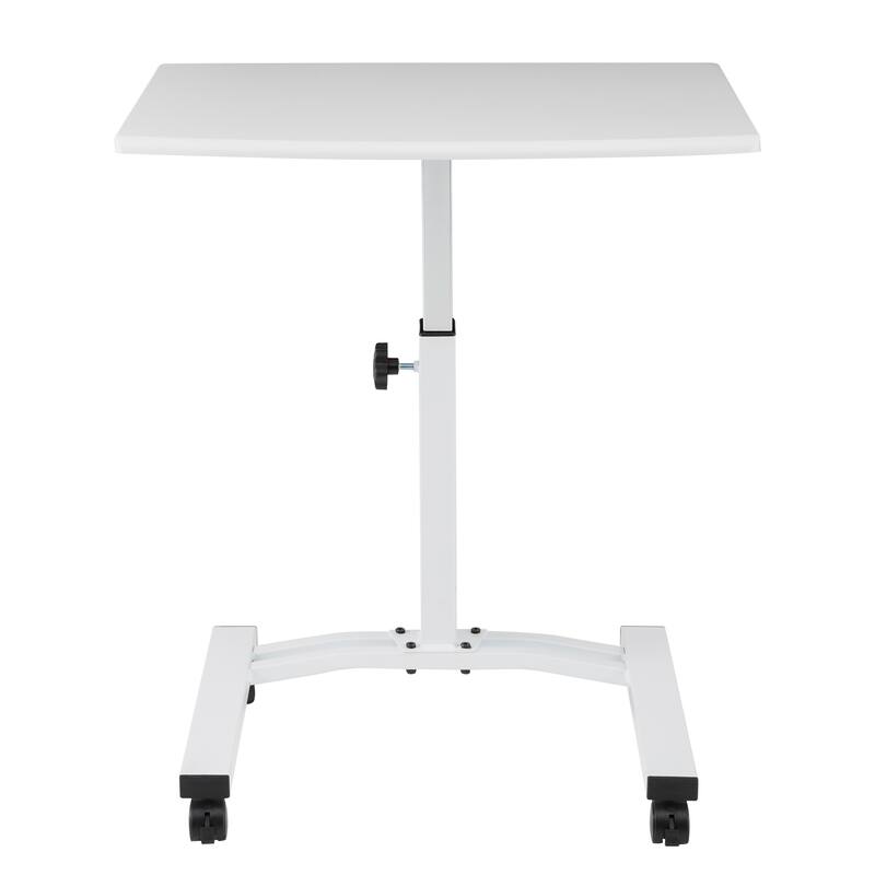 airLIFT Mobile Height Adjustable Solid-Top Laptop Desk Cart