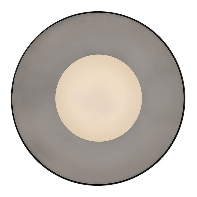 Lark 84447 Jace 14" Wide LED Pendant with Smoked Glass Shade