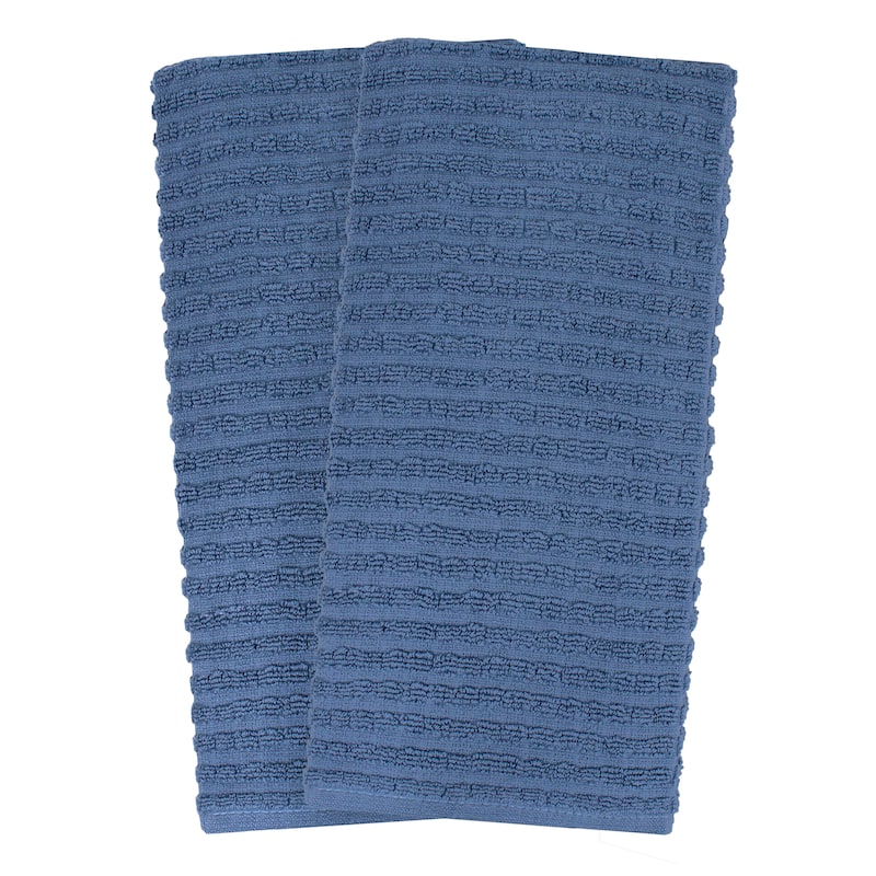 RITZ Royale Solid Cotton Kitchen Towels (Set of 2)