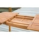 preview thumbnail 26 of 30, Middlebrook Hydaburg 3-Piece Acacia Extension Dining Set - 55-79 x 35 x 30H