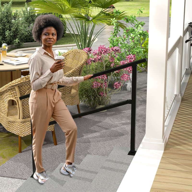 Flexible Outdoor Handrail Kit for Stairs (2-5 Steps)