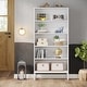 preview thumbnail 6 of 6, Tall Bookcase Black Bookshelf, 70.8 Inches Large Bookcases Organizer