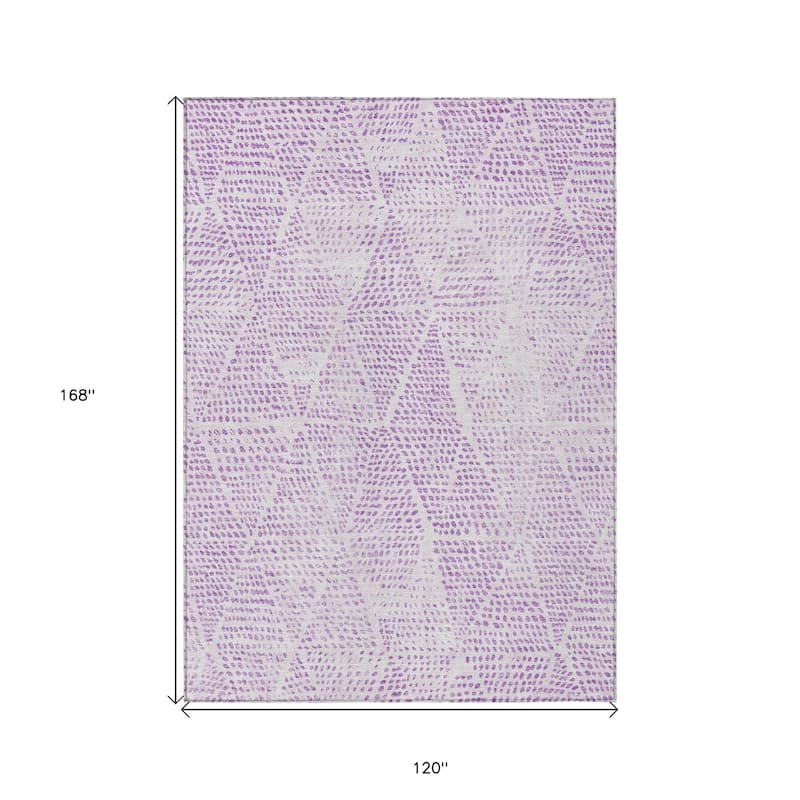HomeRoots Geometric Transitional Rectangle Outdoor Rug