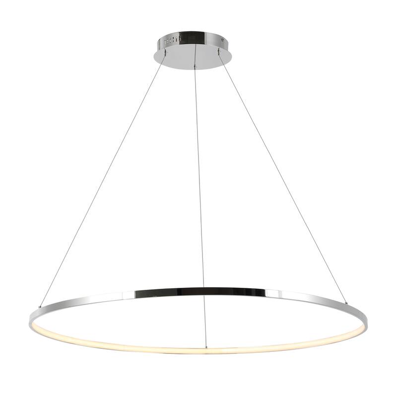 Kinsley Modern Bohemian Iron Integrated LED Pendant by JONATHAN Y