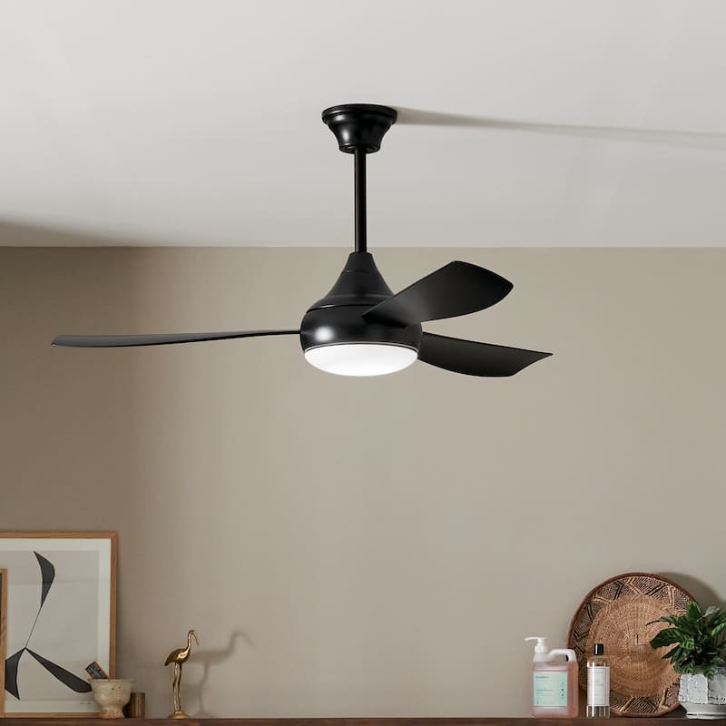 Kichler Lighting Ample 54 in. Integrated LED Indoor/Outdoor Dual Mount Ceiling Fan