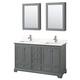 Option Dark Gray / Giotto Quartz Top / Polished Chrome