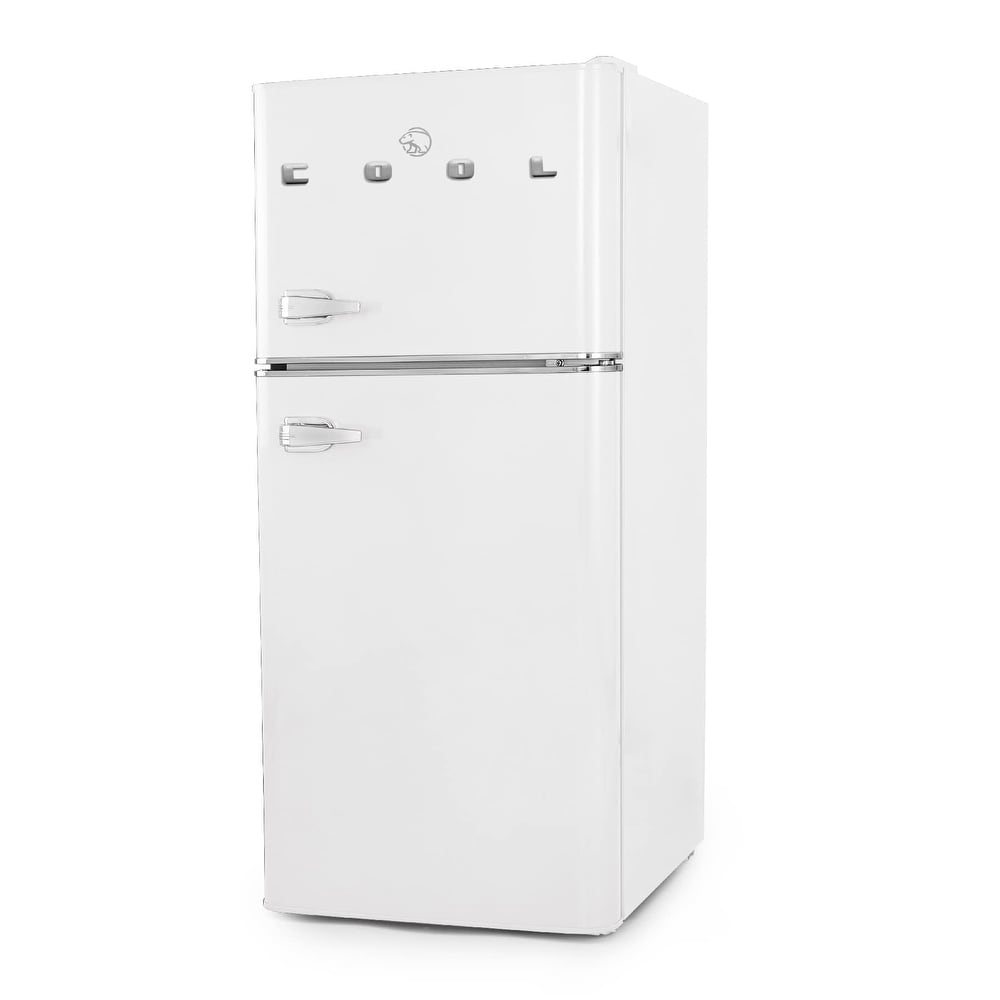 Mini Refrigerator 3.1Cu.Ft Compact Fridge 2-Double Doors with a Freezer Low  Noise - 19inch - Bed Bath & Beyond - 36220246
