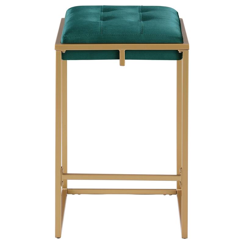 Nadia Upholstered Backless Stool (Set of 2)