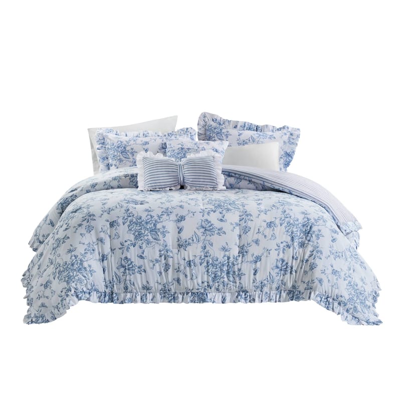 Madison Park Essentials Adele Comforter Set with Decorative Pillows