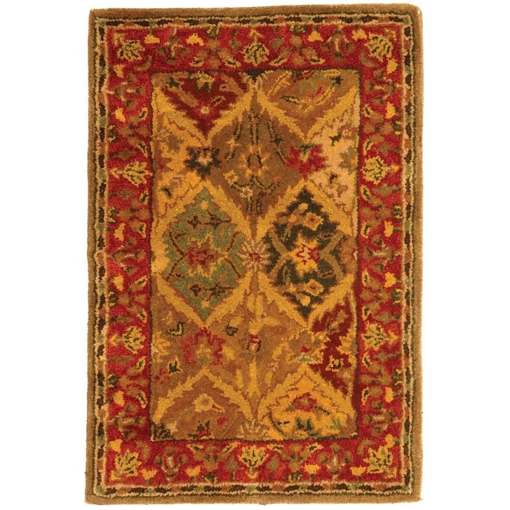 SAFAVIEH Handmade Heritage Roselyne Traditional Oriental Wool Rug - 2' x 3' - Multi