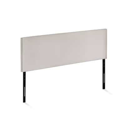 Vintage Headboard - Neutral Upholstered Headboard for Bedroom Decor - Simple Design Headboard