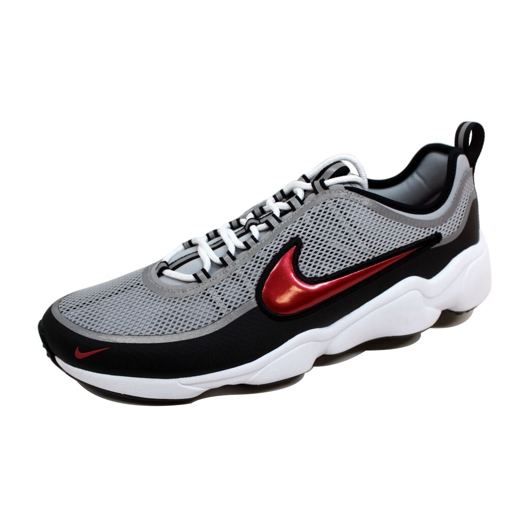 Shop Nike Men S Zoom Spiridon Metallic Silver Desert Red 876267