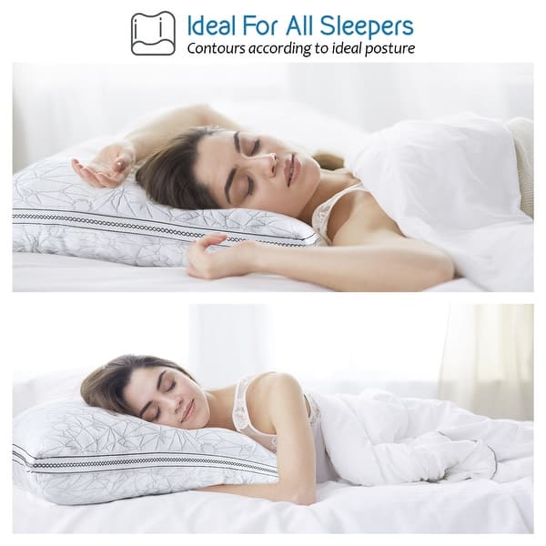 ACCURATEX Full Body Pillow For Adults - Shredded Memory Foam Firm Body