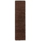 preview thumbnail 122 of 187, SAFAVIEH California Premium Shag Izat 2-inch Thick Area Rug 2'3" x 9' Runner - Brown - Runner
