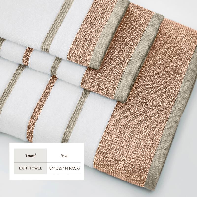 Linery & Co. Luxury Cotton Decorative Towel Set.