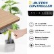 preview thumbnail 21 of 40, Futzca Height Adjustable Electric Standing Desk Sit Stand Computer Stand up Desk with Splice Board(White)