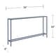 preview thumbnail 33 of 34, SEI Furniture Ham Long Narrow Console Table with Mirrored Top