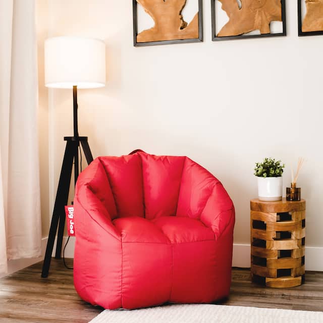 Big Joe Milano Bean Bag Chair, Multiple Colors - Red - Medium