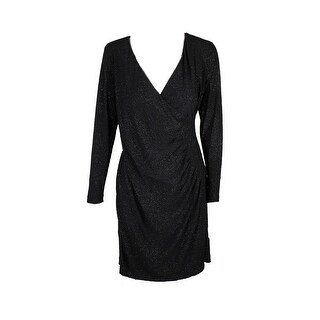 petite black long sleeve dress