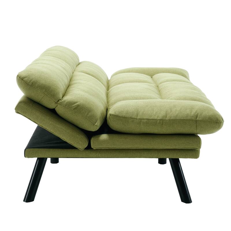 Thick cushion sofa, sofa bed, sleeper sofa with metal feet
