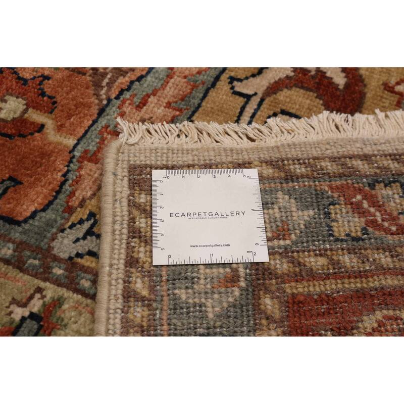 ECARPETGALLERY Hand-knotted Jules Sultane Ivory Wool Rug - 8'8 x 11'5