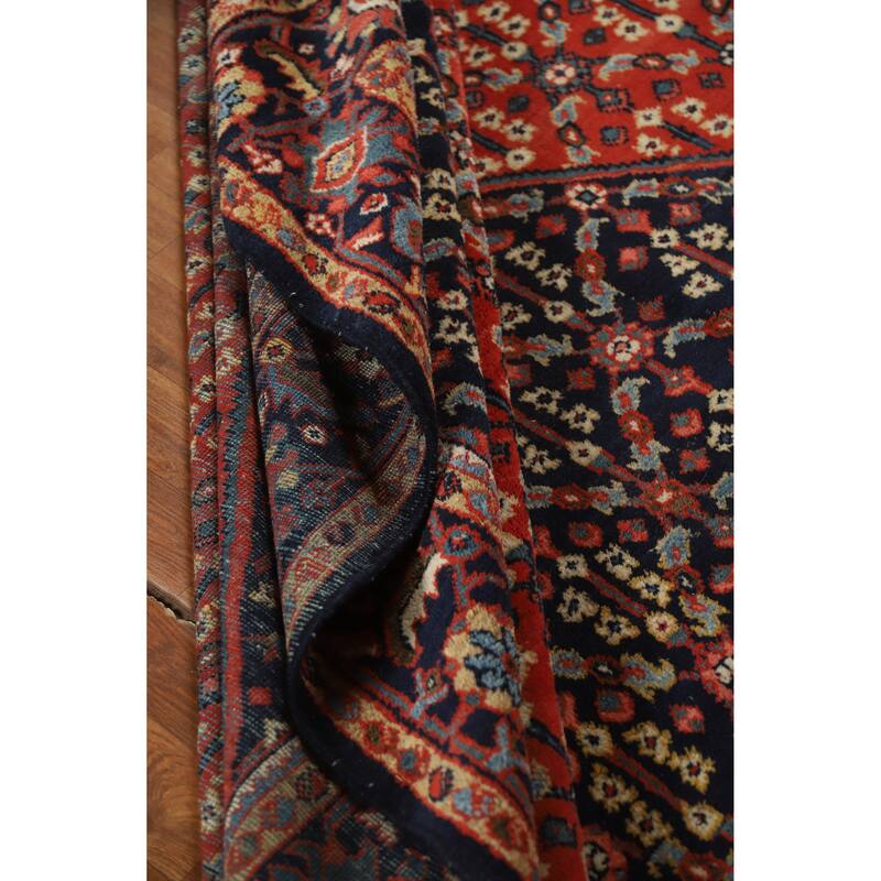 Hand Knotted Oriental 100% Wool Carpet Traditional Medallion Oranges & Rust Sultanabad Area Rug - 12' 0'' X 8' 8''