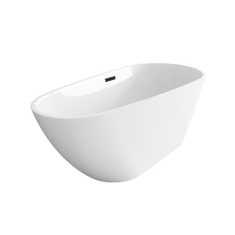 Hillary Bathtub in Glossy White