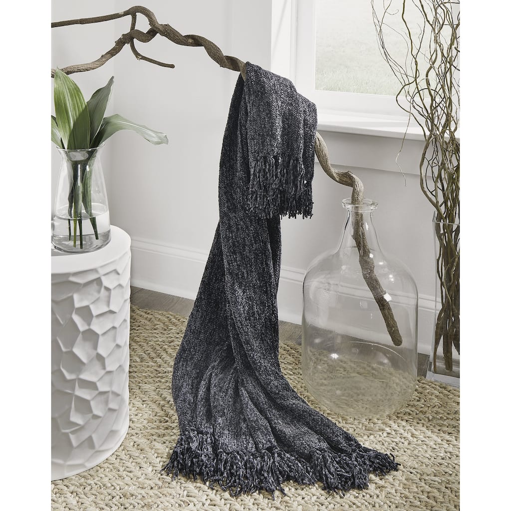 Ashley Furniture Tamish Black Throw