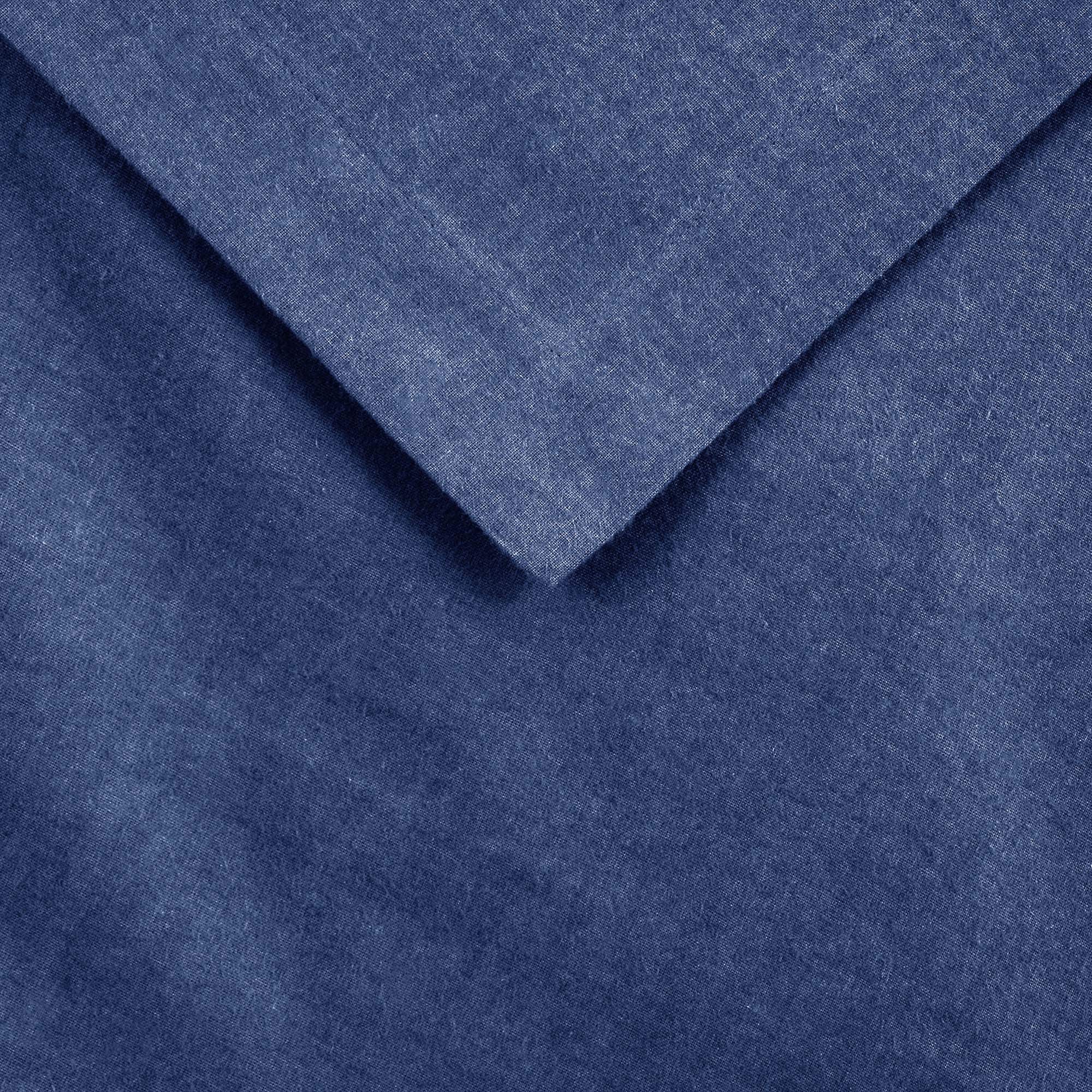 Superior Classic Solid Flannel Cotton Duvet Cover Set - Picture 30 of 45