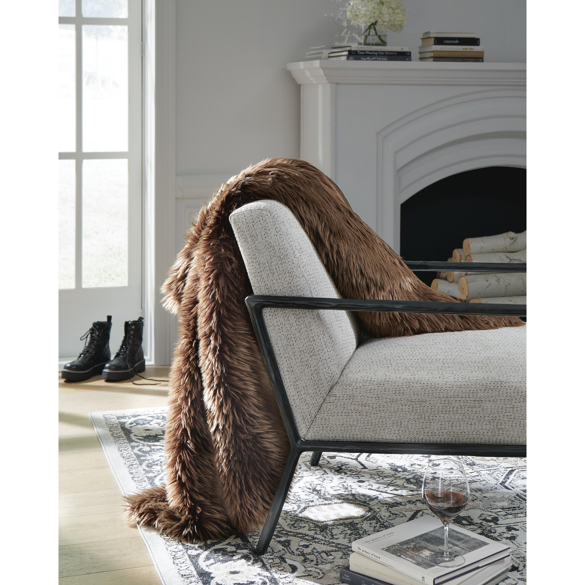 Signature Design by Ashley Bellethrone Brown/Beige Throw (Set of 3)