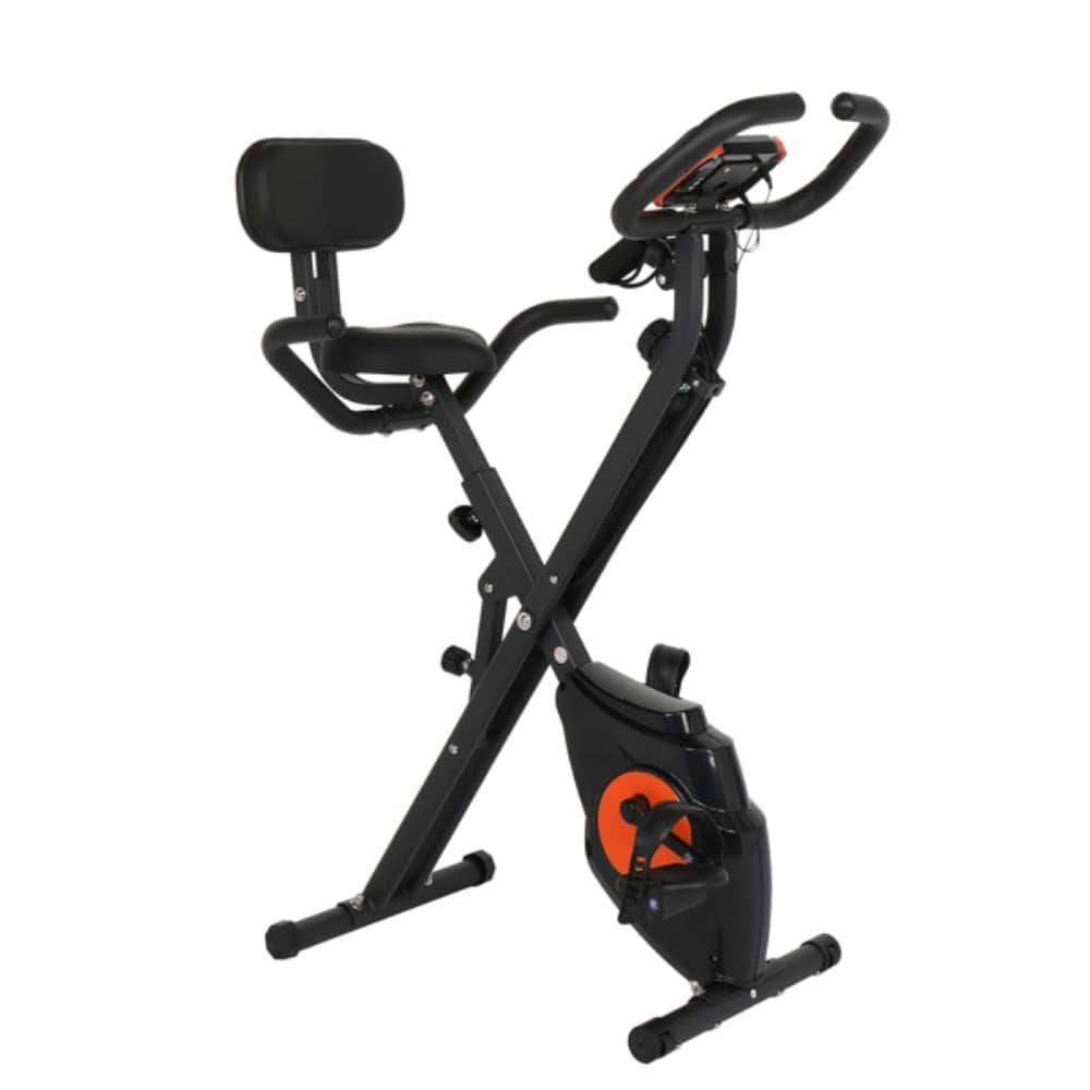 Home Folding Exercise Bike Black - 39.37 x 23.62 x...