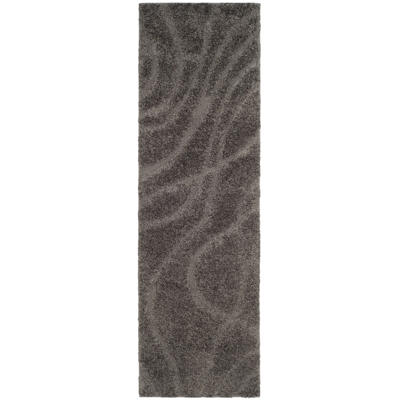 SAFAVIEH Florida Shag Sigtraud Abstract Waves 1.2-inch Thick Rug