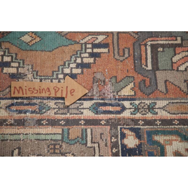 Hand Knotted Oriental 100% Wool Carpet Traditional Garden Design Multi-Colored Bakhtiari Area Rug - 10' 5'' X 6' 8''