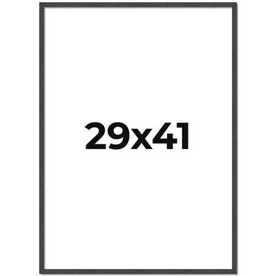 29x41 Frame Brown Picture Frame - Complete Modern Photo Frame Includes