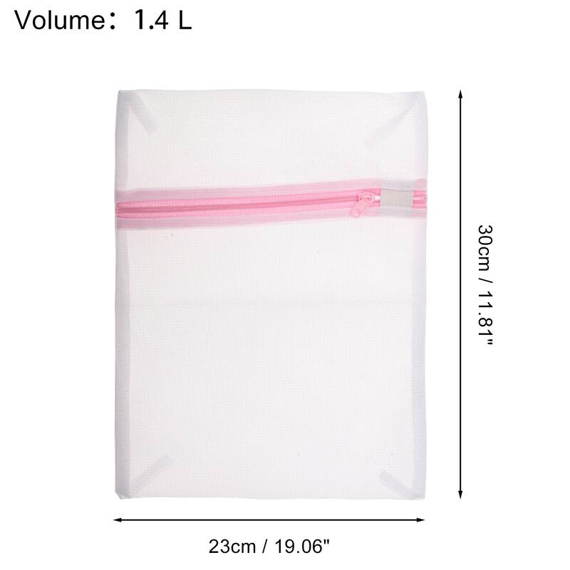 Thickened Fine Mesh Laundry Bags for Laundry Room Pink 1 Pc