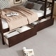 preview thumbnail 17 of 31, Twin Bunk Bed with 2 Storage Drawers, Convertible to 2 Beds