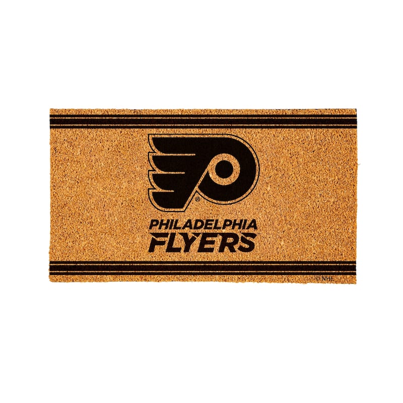 Philadelphia Flyers PVC Door Mat - Black