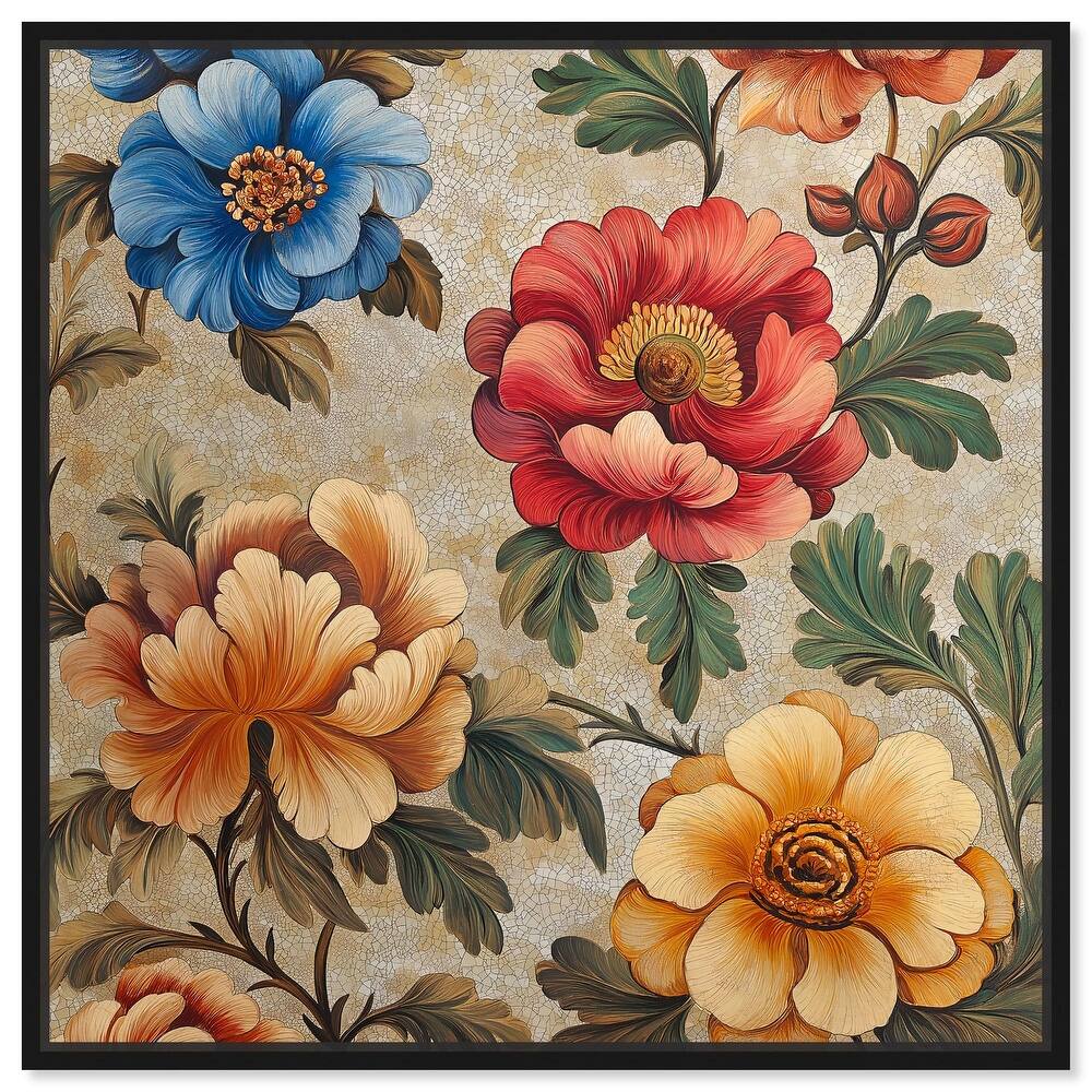 Golden Gardenia I Canvas by Art Remedy